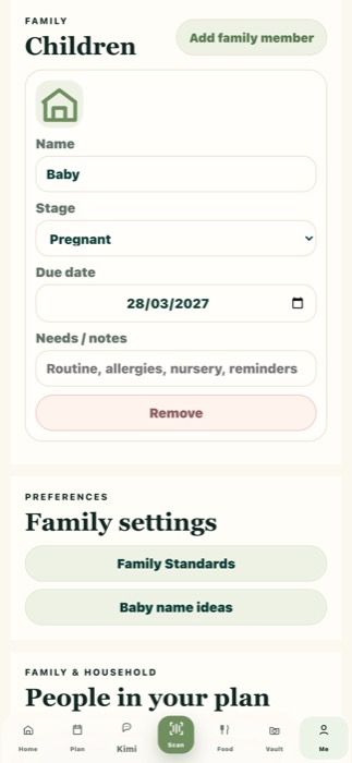 Family profile